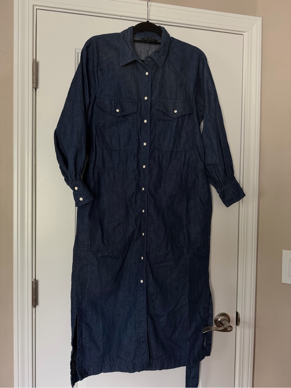 Banana Republic belted denim midi dress - Picture 15 of 15